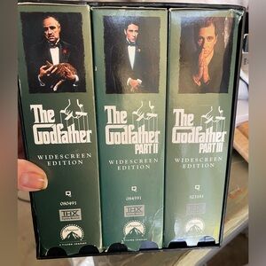 The Godfather Trilogy VHS Box Set